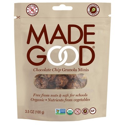 MadeGood Chocolate Chip Granola Minis - 3.5oz