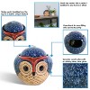Sunnydaze Indoor Home Office Decorative Smooth Glazed Ceramic Owl Tabletop Water Fountain Feature - 7" - 2 of 4