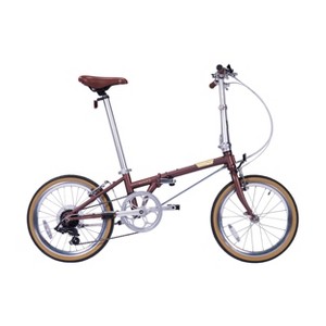 Dahon Boardwalk D7 Folding Bike (Rust Brown) - 1 of 2