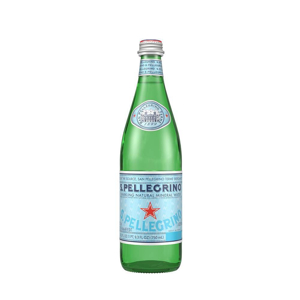 UPC 041508800129 product image for S.Pellegrino Sparkling Natural Mineral Water - 750mL Glass Bottle | upcitemdb.com