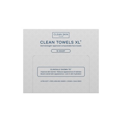 Clean Skin Club Disposable Face Towel for Improved Skin - XL - 10ct