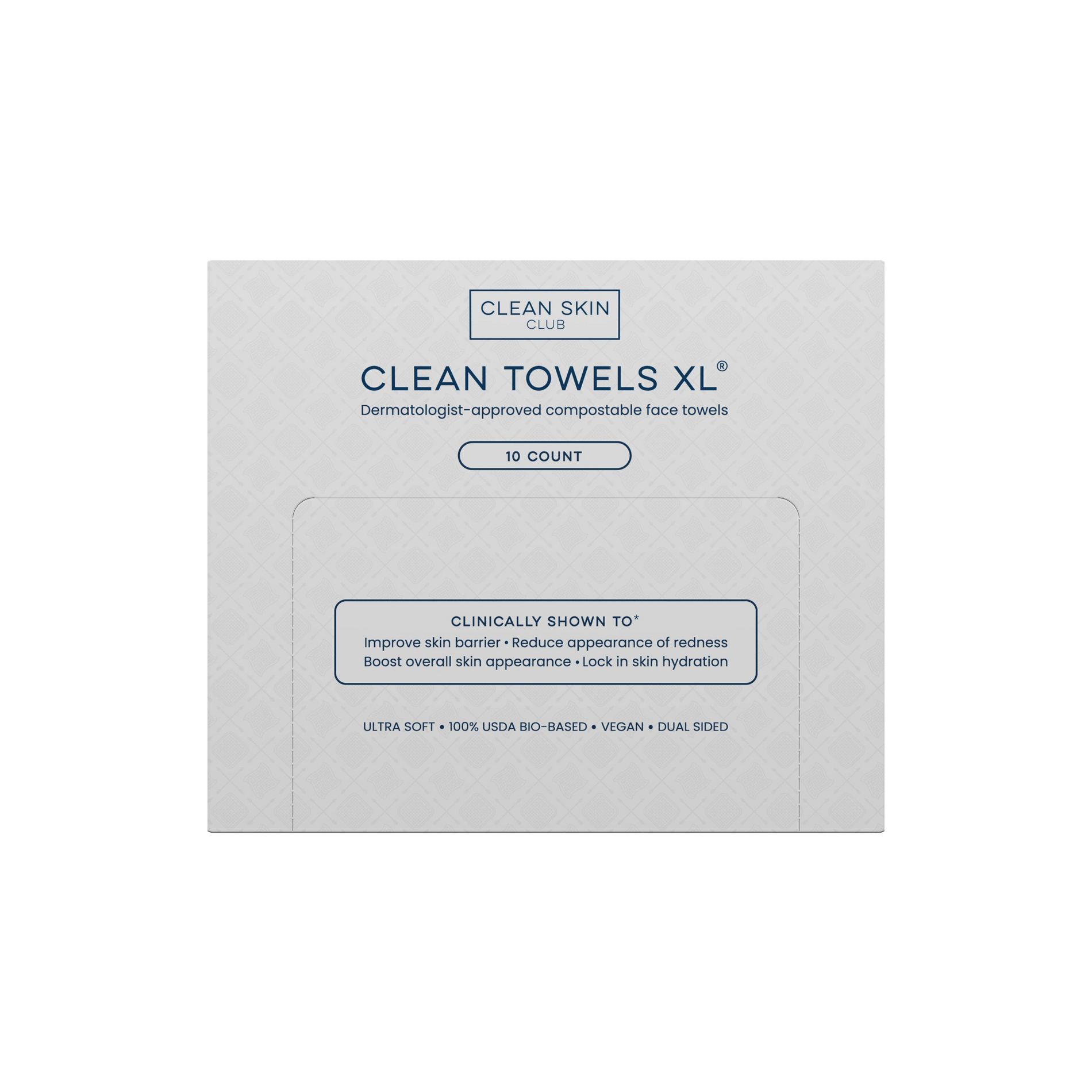 Clean Skin Club Travel Disposable Face Towel for Improved Skin - XL - 10ct