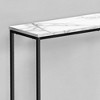 ChicFurnit Console Tables Accent Table Side Table End Table Modern Space Saving Design for Living Room, White, 31.5"*11.5"*29" - 3 of 4