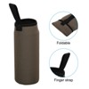 Unique Bargains Neoprene Insulated Water Bottle Sleeve with Finger Strap 2.56"x7.09" 4 Pcs - 4 of 4