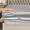 PiccoCasa 14" Silky Deep Pocket Breathable Soft Fitted Sheet - 4 of 4