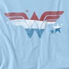 Men's Wonder Woman 4th Of July Red, White, And Blue Logo T-Shirt - 2 of 4
