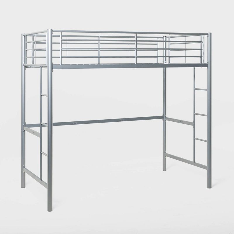 Twin Size Metal Platform Loft Bed - Saracina Home, 3 of 7