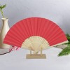 Unique Bargains Halloween Christmas Portable DIY 7-Inch Blank Folding Fan 1 Pc - 4 of 4