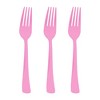 Smarty Had A Party Pink Disposable Plastic Party Forks - 600 pcs - 2 of 4