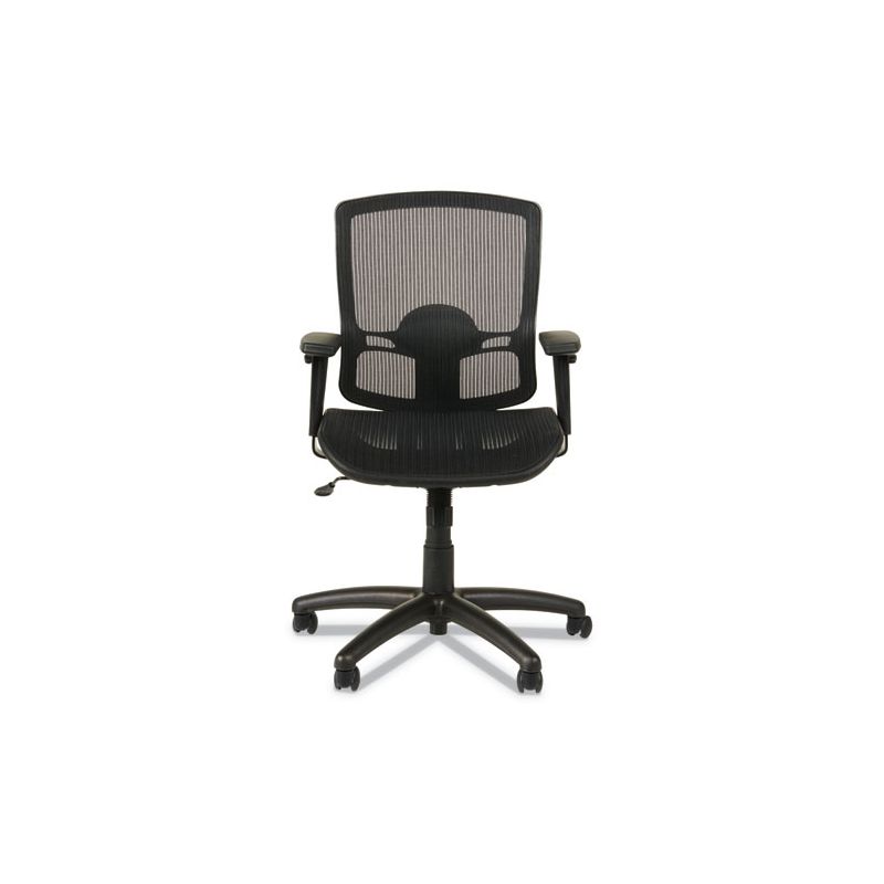 Alera Alera Etros Series Suspension Mesh Mid-Back Synchro Tilt Chair, Supports Up to 275 lb, 15.74" to 19.68" Seat Height, Black, 2 of 8
