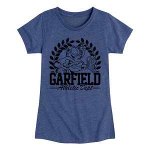 Girls' - Garfield - Athletic Dept Fitted Short Sleeve Graphic T-Shirt - 1 of 4