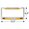 UW Milwaukee Alumni Logo Full Size Standard License Plate Metal Frame - 4 of 4
