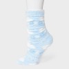 Women's Fuzzy Eyelash Slouch Cozy Crew Socks - Wild Fable™ - 4 of 4