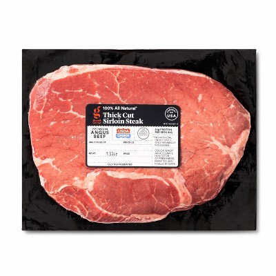 USDA Choice Thick Cut Sirloin - 0.94-1.56 lbs - price per lb - Good & Gather™