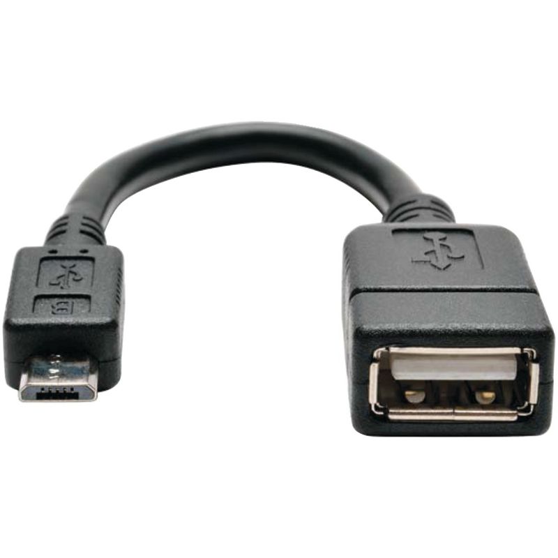 Tripp Lite Micro USB OTG Host Adapter Cable, 6", 2 of 4