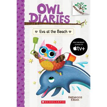 Eva at the Beach: A Branches Book (Owl Diaries #14), Volume 14 - by Rebecca Elliott (Paperback)