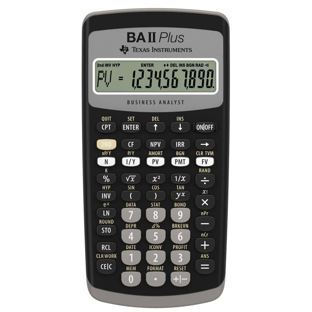 Photos - Calculator Texas Instruments BAII Plus 