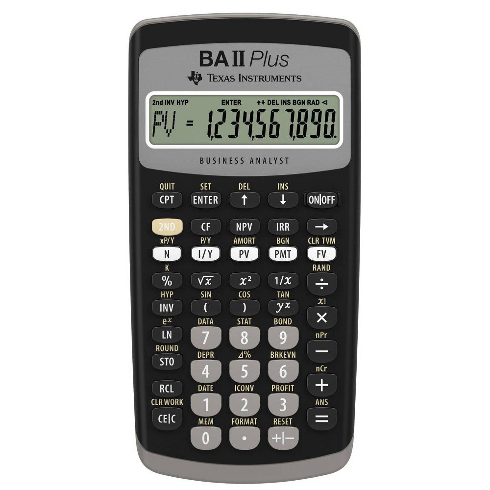 Texas Instruments BAII Plus Calculator