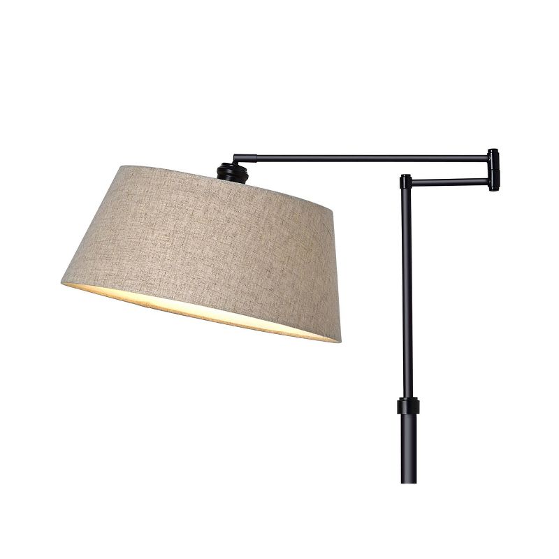 Traditional Oil Rubbed Swing Arm Floor Lamp Brown - Threshold™, 3 of 11