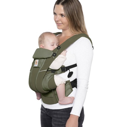 Ergobaby Omni Breeze All Carry Positions Breathable Mesh Baby Carrier For Newborn To Toddler Olive Green Target