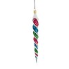 Sbk Gifts Holiday 8.0 Inch 3 Vintage Brites Twist Icicles Ornaments Mardi Gras 3 Pc Set Tree Ornaments - 4 of 4