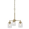 Kichler Lighting Winslow 3 - Light Chandelier in  Natural Brass - 3 of 4