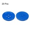 Unique Bargains Sewing Resin Round Flat 4-Hole Replacement Craft Buttons 20 Pcs - 3 of 4