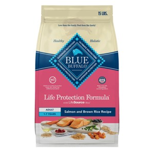 Blue Buffalo Salmon Flavor Dry Dog Food - 15lbs - 1 of 4