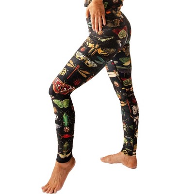 The Yoga Democracy High Waist Yoga Leggings for Women, Athletic Yoga Pants with Sweat-Wicking and UPF Protection (Rustica)