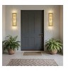 KAISITE LED Dimmable Crystal Wall Sconce Black Flush Mount Wall Lamp - 2 of 4