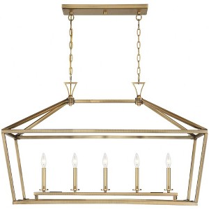 Savoy House Townsend 5 - Light Chandelier in  Warm Brass - 1 of 4