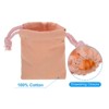Unique Bargains 100% Cotton Reusable Washable Dust Drawstring Bag 12 Pcs - 3 of 4