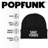 Ferris Bueller Save Ferris Knit Beanie for Men and Women, Black - 2 of 4
