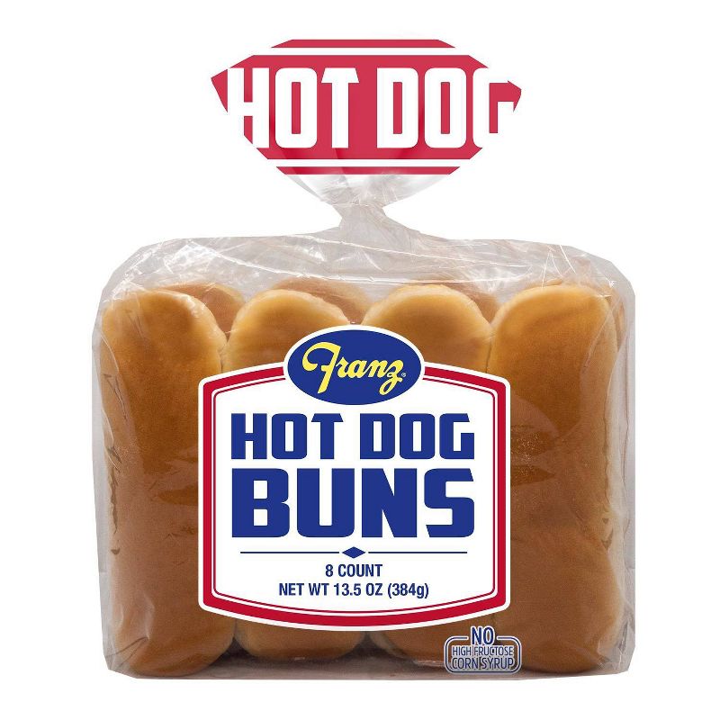 Franz Hot Dog Buns - 13.5oz/8ct, 1 of 7