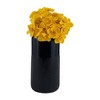 Sagebrook Home Ceramic Vase Contemporary Grooved Design Decorative Table Accent - 3 of 4
