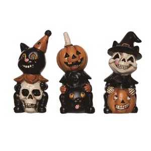 Resin Vintage Halloween Character Figurine Set - 1 of 1