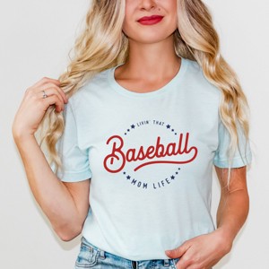 Simply Sage Market Livin' That Baseball Mom Life Short Sleeve Tee - 1 of 4