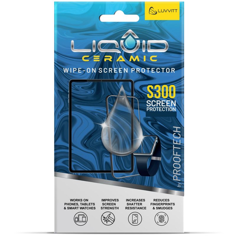 LIQUID CERAMIC Screen Protector with $300 Coverage for All Phones Tablets and Smart Watches, 1 of 7