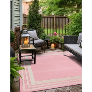 Unique Loom  Aruba Outdoor Tanki Area Rug - 1 of 4