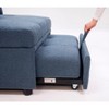 NicBex Couches for Living Room Modern Armless Convertible Sofa Bed Upholstered Hidden Pull-out Couch for Apartment - 4 of 4