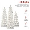 Best Choice Products Set of 3 Pre-Lit Hand-Painted Ceramic Tabletop Christmas Trees - 3 of 4