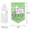 Big Dot of Happiness Golf Girl - Pink Birthday Party Bunting Banner - Party Decorations - Happy Birthday - 2 of 4