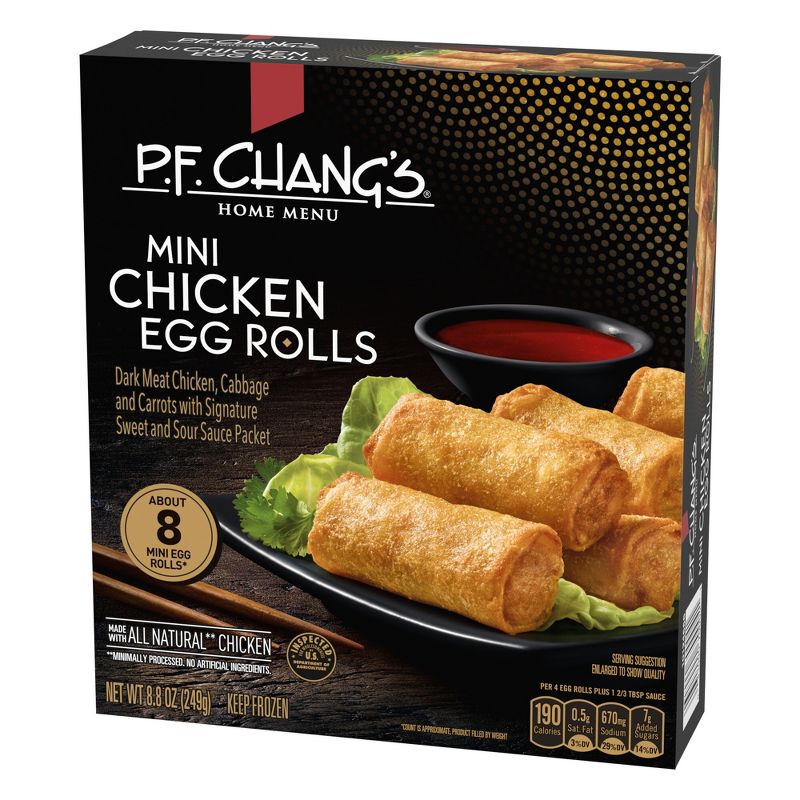 P.F. Chang&#39;s Frozen Chicken Mini Egg Rolls - 8ct/8.8oz, 4 of 6