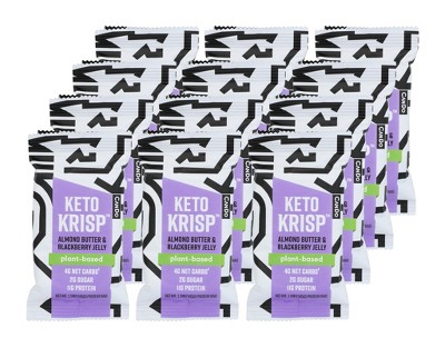 Can Do Keto Krisp Almond Butter & Blackberry Jelly Protein Bar - 12 bars, 1.59 oz