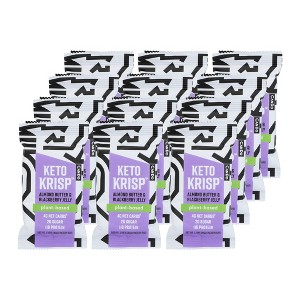 Can Do Keto Krisp Almond Butter & Blackberry Jelly Protein Bar - 12 bars, 1.59 oz - 1 of 3