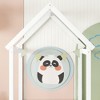MAYEERTY Twin House-shaped Roof Headboard Floor Bed White - 3 of 4