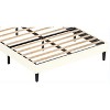 Bed Frame Upholstered Platform with Headboard and Strong Wooden Slats,Non-Slip and Noise-Free,No Box Spring Needed, Easy Assembly - 4 of 4