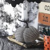 NAYSAYE Party Decoration and Accessories Fabric Pumpkin Figurine for Holiday Halloween Tabletop and Home Decor, Black and White, 7"*7"*7.5" - 2 of 4