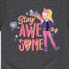 Boys' JoJo Siwa Stay Awesome Short Sleeve Graphic T-Shirt - Heather Charcoal - Medium - 2 of 4