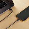 ionX Charging Cable Compatible with USB-C to Lightning Devices including iPhone, iPad, and iPod, MFI Certified, 6.6 ft, Black - 2 of 4